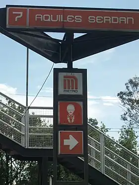 Accès à la station.