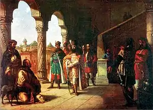 Les Sicules apportent la tête du cardinal André Báthory à Michel le Brave, non localisé.