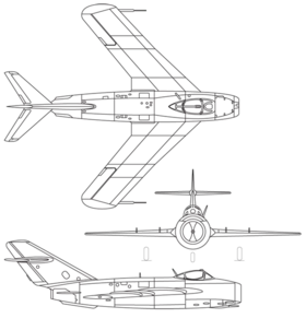 vue en plan de l’avion