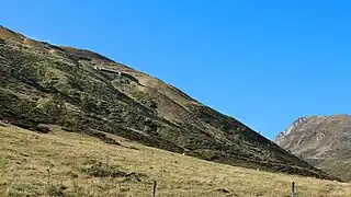 La mine vue de la RN20.