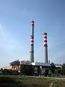 Cheminées à Minsk (Biélorussie).