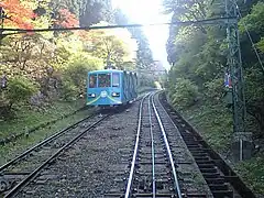 Vue de l'évitement central.