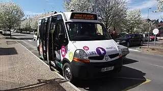 Dietrich Noventis 420, un minibus circulant sur le réseau