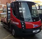 Utilitaire Modec à Manchester.