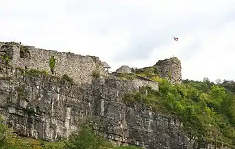 Les ruines du château