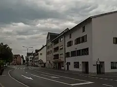 Vue dans la rue.