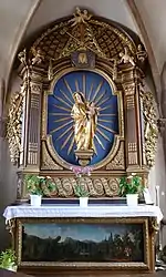 Autel de la Vierge ou de la Croix (XVIIIe siècle).