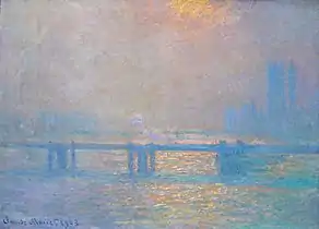 Claude Monet, Charing Cross Bridge, la Tamise (1903).