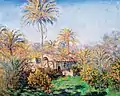 Un coin de ferme à Bordighera (Monet)