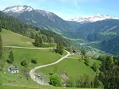 Épingle dans le hameau du Cray d’En Haut