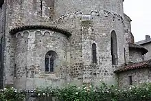 Le chevet de l'église Saint-Michel