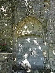 Corps de logis sud : porte