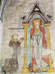 Peinture murale de la chapelle Saint-André.