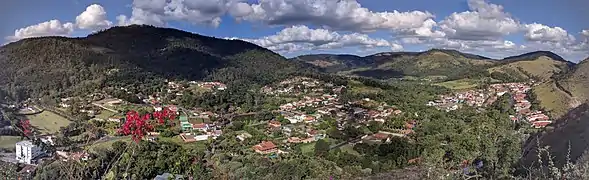 Vision panoramique du Belvédère do Christ Redenteur.