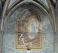 Louis Cazottes : L'apparition de la Vierge.