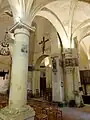 Bas-côté sud, vue par la 2e grande arcade.
