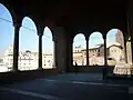 Les arcades de la Loggia, du XVe siècle