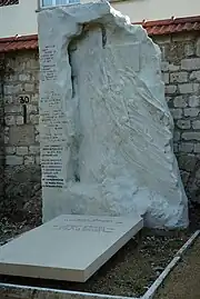 L’Élévation des âmes du purgatoire, sépulture David, Reims, cimetière du Nord.