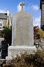 Monument aux morts de la Première Guerre mondiale.