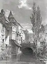 La Porte Bourrette, à Morlaix.