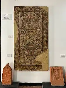 Mosaïque funéraire chrétienne du IVe siècle découverte à Constantine