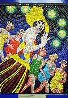 Hommage au film Le Jardin du plaisir{' (The Pleasure Garden)