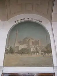 La Mosquée de Sainte-Sophie, dans la galerie des Lettres.