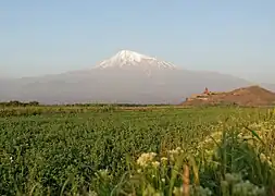 Khor Virap, vue du sud-est.