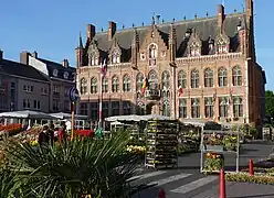 Marché aux fleurs le jeudi de l'Ascension.