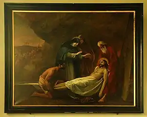 La « Mise au tombeau » de Constantin Meunier.