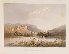 Sur une gravure de 1855, le Fort Kalamita.