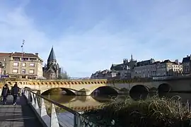 Le Moyen-Pont en 2014 après réfection et élargissement.