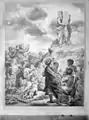 Moïse au Sinaï, d'après Ferdinand Bol, 1799