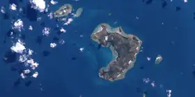 Une image satellite de l’île du Mont Adolphus