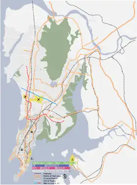 Voir sur la carte administrative de Bombay