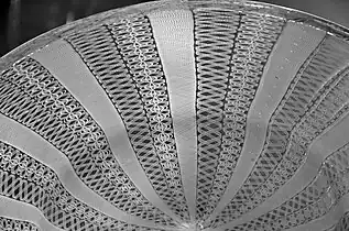 Verre filigrané, fin du XVIe siècle ou début du XVIIe siècle.