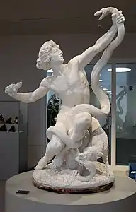 Chasseur surpris par un serpent (1893), Nogent-sur-Seine, musée Camille-Claudel.