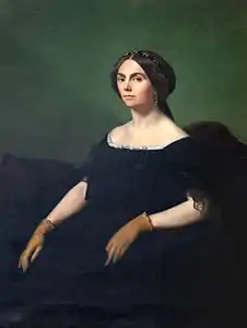 Portrait de la comtesse de Goyon, 1853, Montauban, musée Ingres-Bourdelle.
