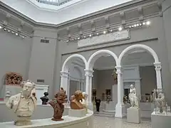 Vue intérieure du musée des beaux-arts