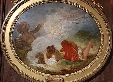 Jean-Honoré Fragonard, Perrette et le pot au lait, vers 1770.