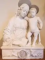 Lombard anonyme, Vierge à l'enfant XVe siècle.