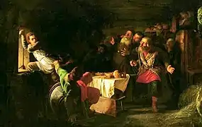 Fuite de Grigori Otrepev (1825) (Musée national Pouchkine).