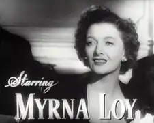 Myrna Loy dans le rôle de Milly Stephenson