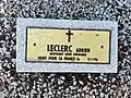 Tombe du Lieutenant Adrien Leclerc, mort le 12 mai 1916