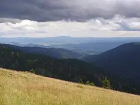 Panorama vers le sud-est.