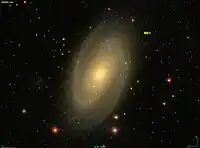 M81 par l'étude SDSS.