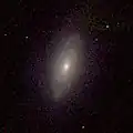 NGC 3521 dans l'infrarouge proche par l'étude 2MASS.