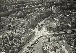 La Muntplein vue depuis l'est.