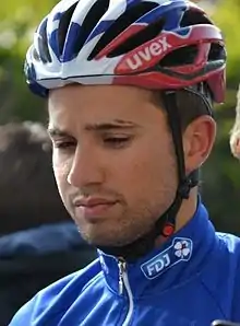 Nacer Bouhanni, vainqueur de l'étape.