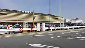 Bâtiment principal de l'aéroport.